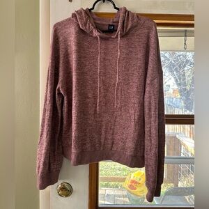 GAP Women's Maroon Soft Knit Long Sleeve Size L
